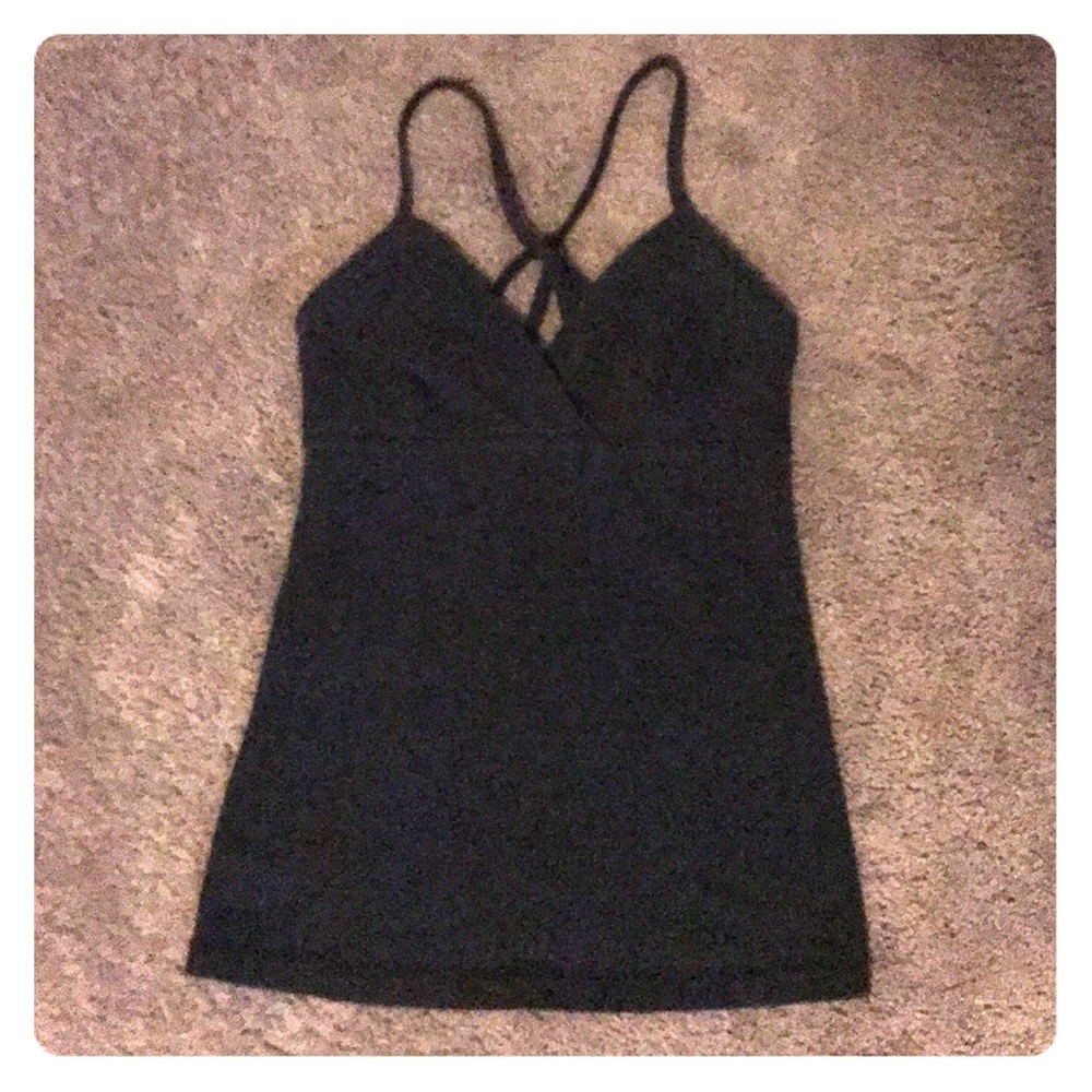Lululemon dark grey tank top